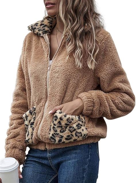 leopard print coat ladies|fluffy leopard print coat.